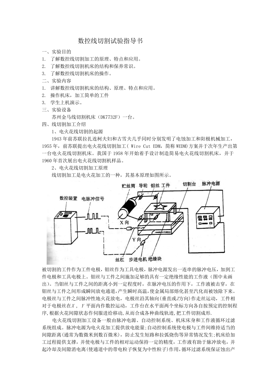 数控线切割试验指导书.docx_第1页