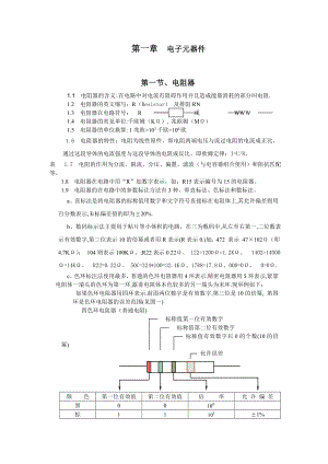 多个电子元件识别与应用.docx