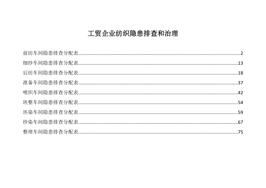 工贸企业纺织隐患排查和治理培训资料.docx_第1页