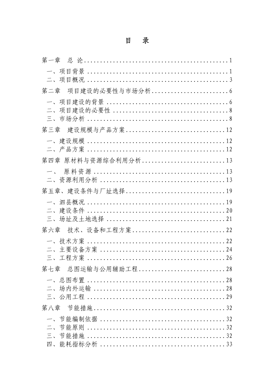 某生物能源公司机制木炭项目可行性研究报告.docx_第1页