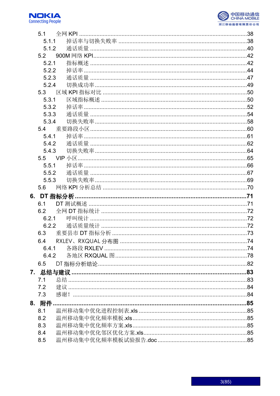 某通信公司集中优化项目总结报告.docx_第3页