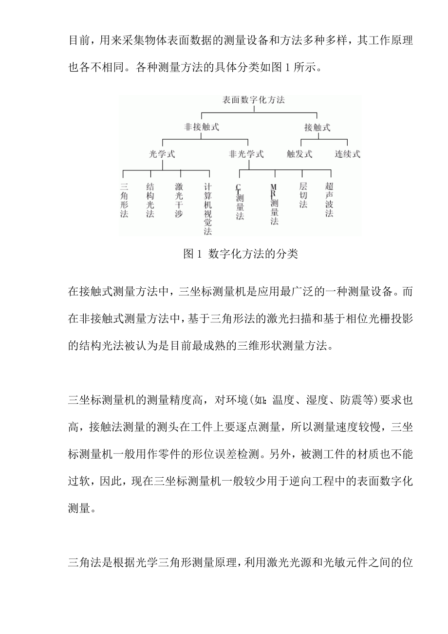 模具逆向工程中的对象数字化技术(1).docx_第2页