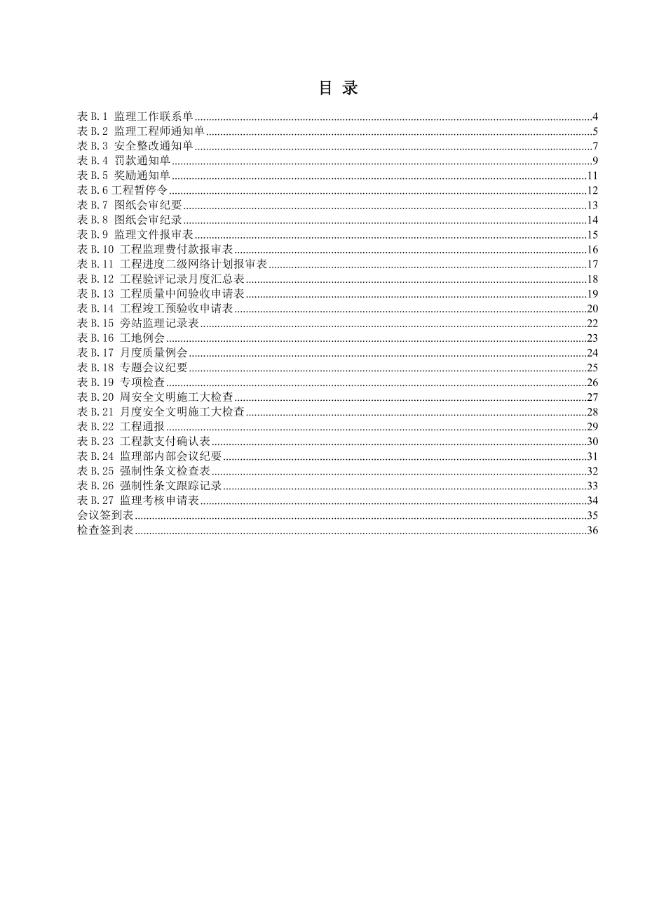 工程常用表格(监理单位用表.B类表)(DOC36页).doc_第3页