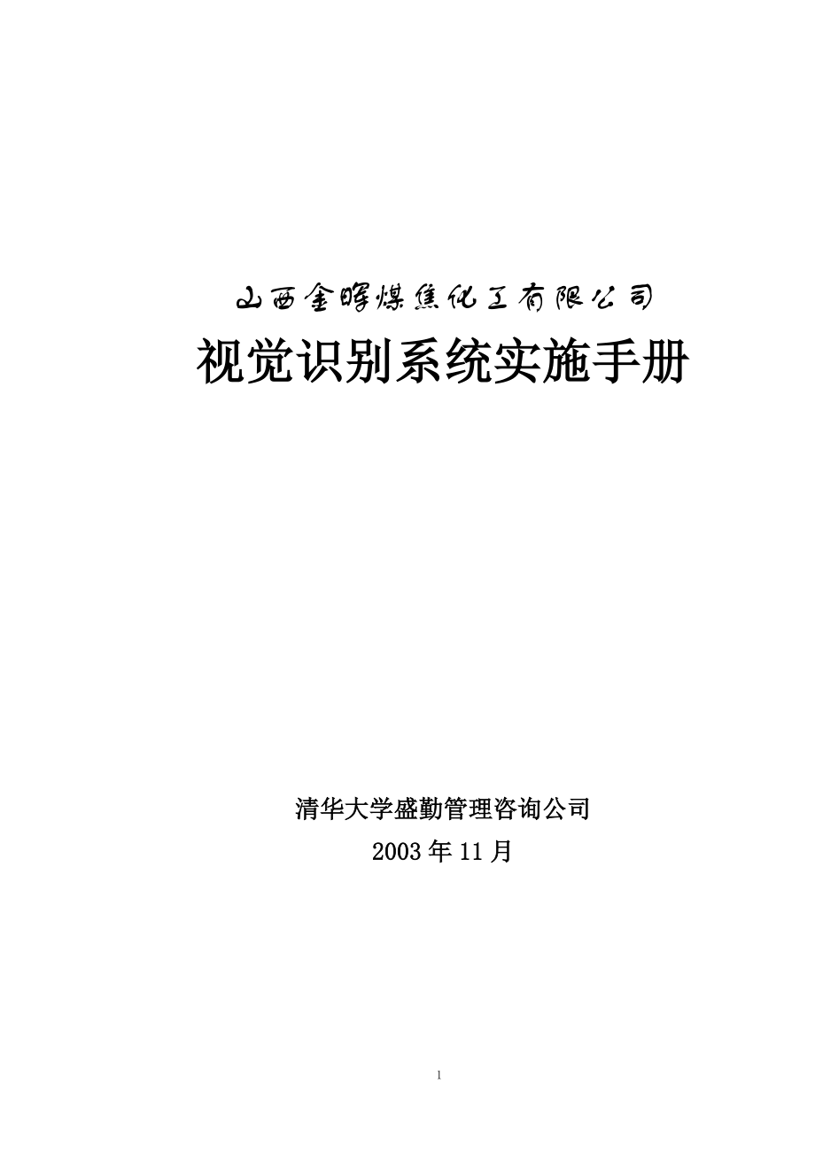 山西金晖煤焦化工—VIS实施手册.docx_第1页