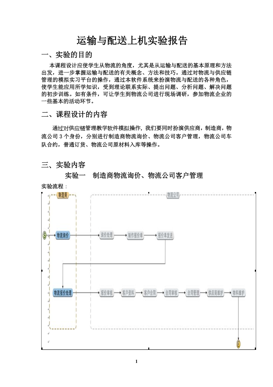 运输与配送课程设计报告.docx_第1页