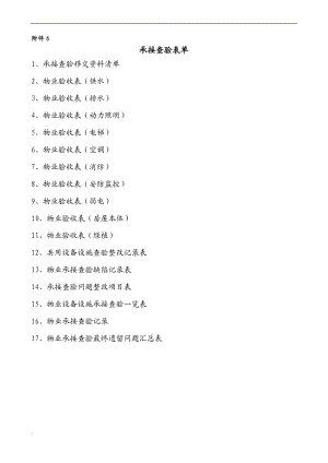 物业承接查验表格(DOC36页).doc