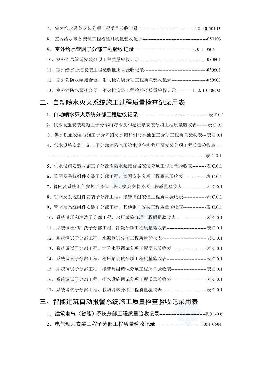 消防安装工程检查验收资料表格大全.docx_第3页