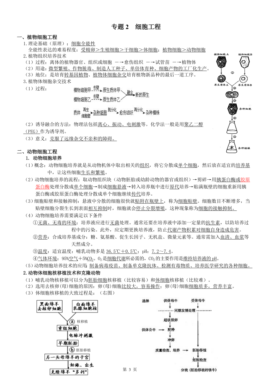 选修3现代生物科技专题知识点.docx_第3页