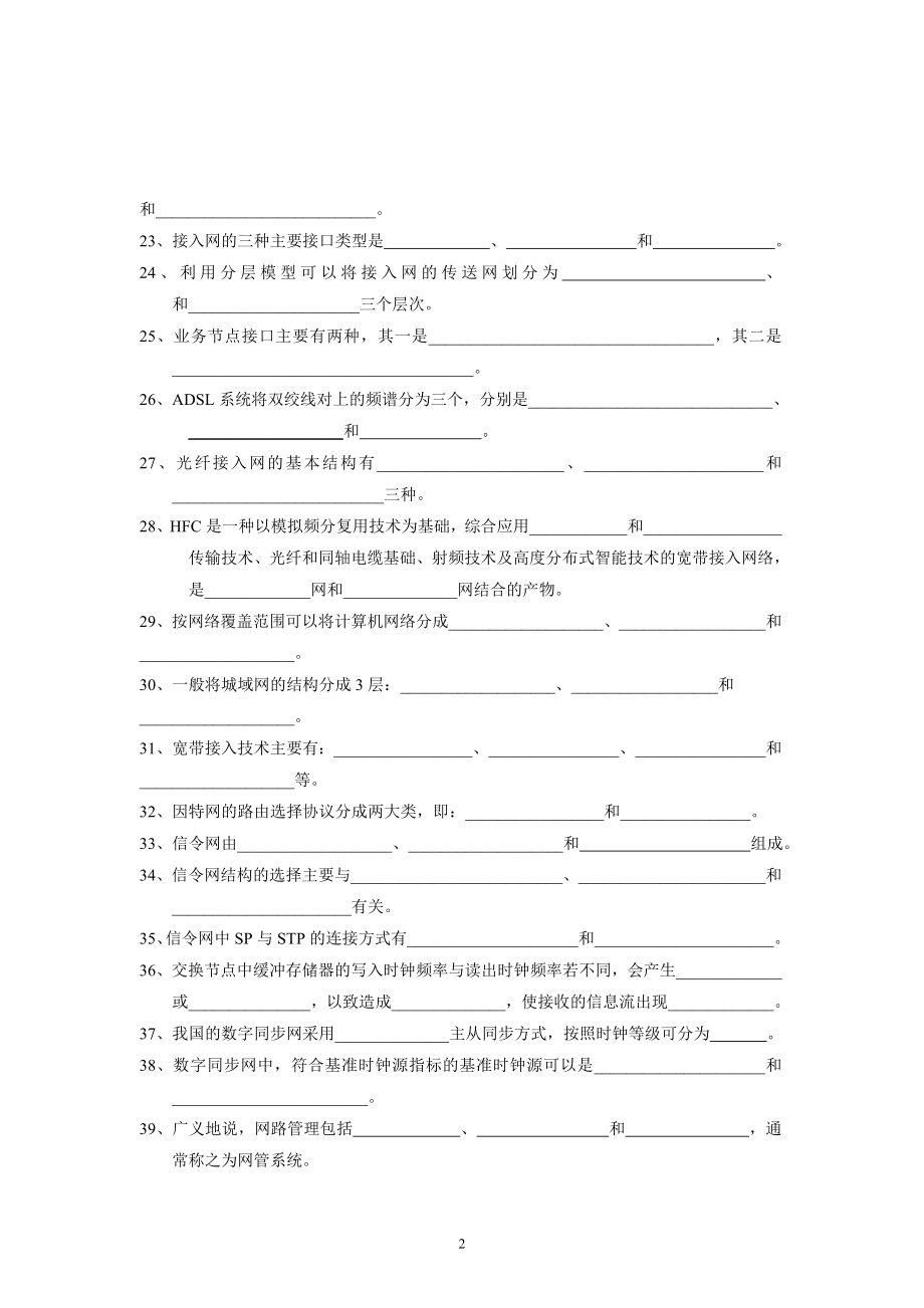 现代通信网综合练习题_含答案_.docx_第2页