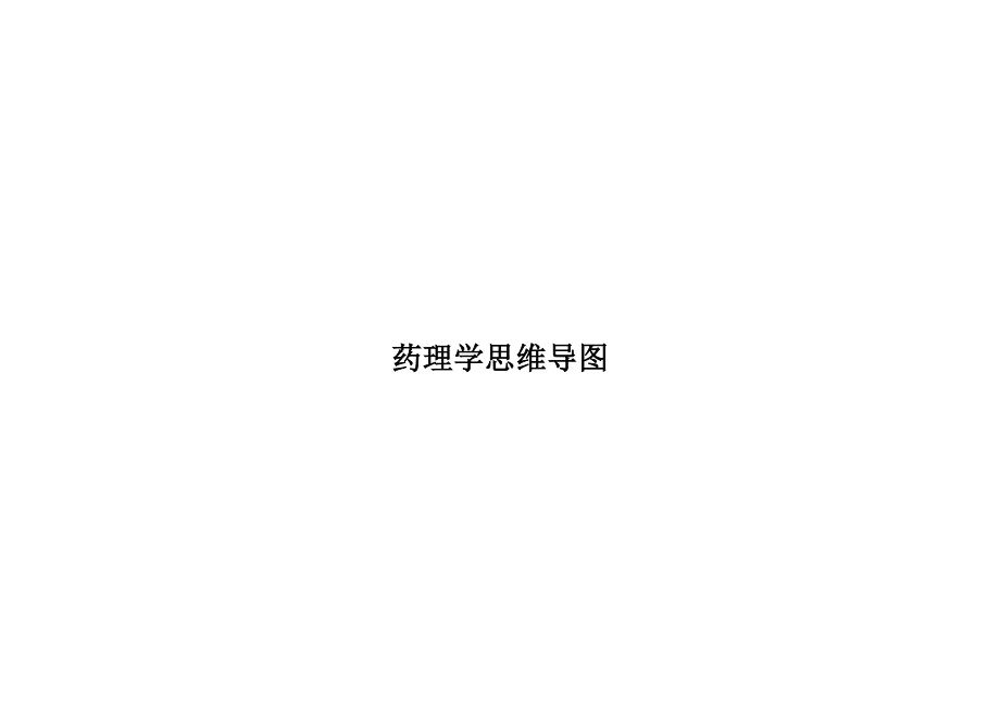 药理学思维导图.docx_第1页