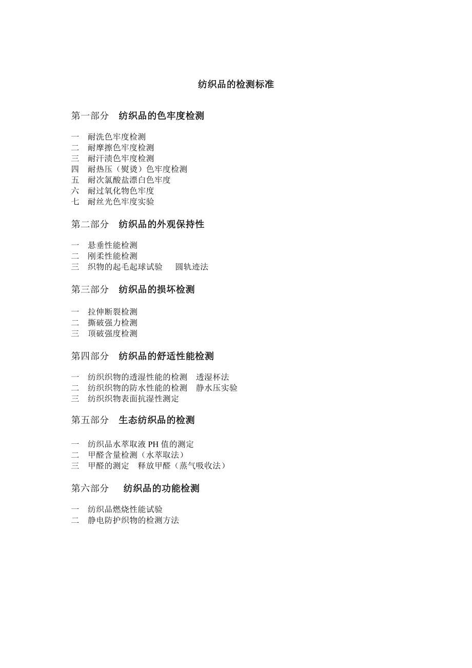 纺织品的标准与检测之测试方法.docx_第1页