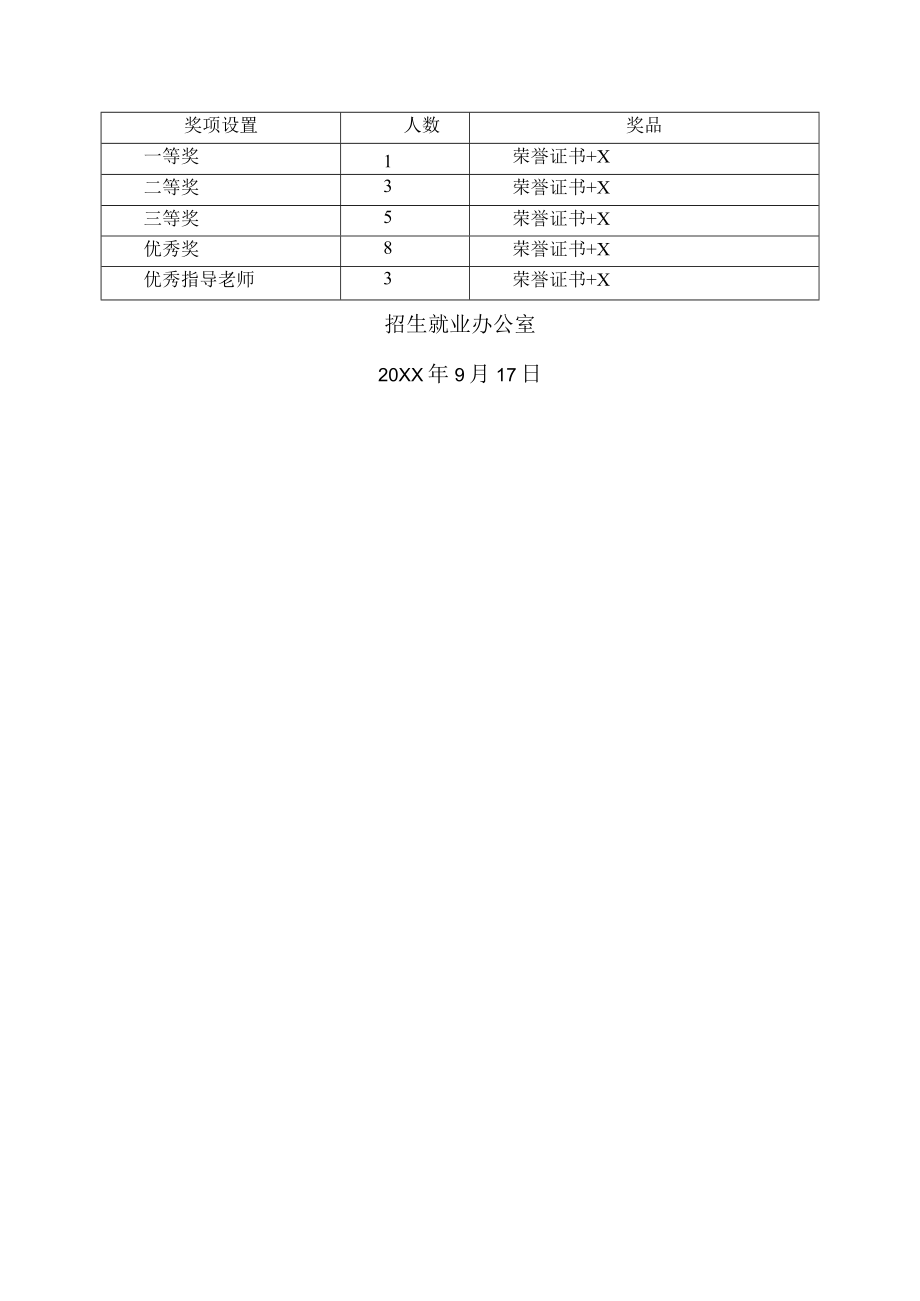 XX大学关于举办XX年毕业生简历设计制作大赛的通知.docx_第3页