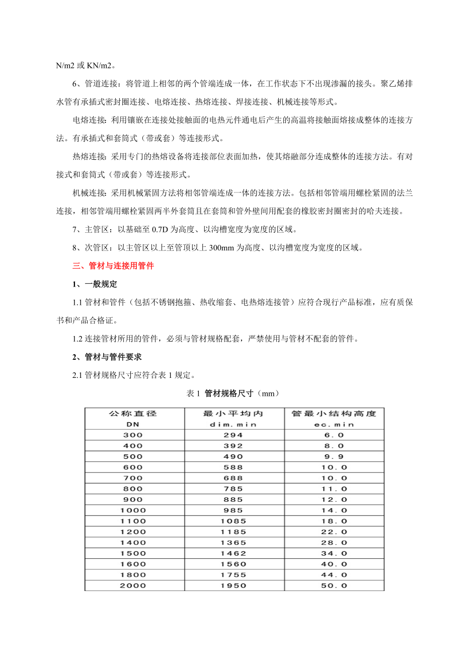 高密度(HDPE)工字双壁缠绕管室外排水管道工程技术规程.docx_第2页