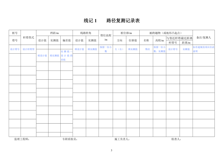 输电线路工程评级记录表(DOC40页).doc_第3页