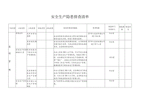 (完整版)企业安全生产隐患排查清单.docx