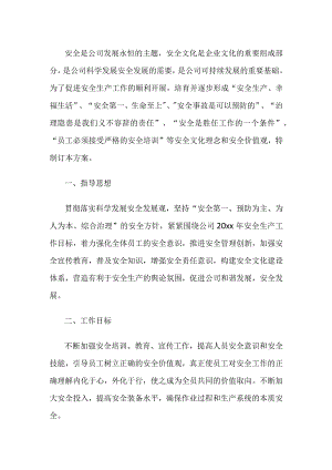 公司安全文化建设实施方案.docx