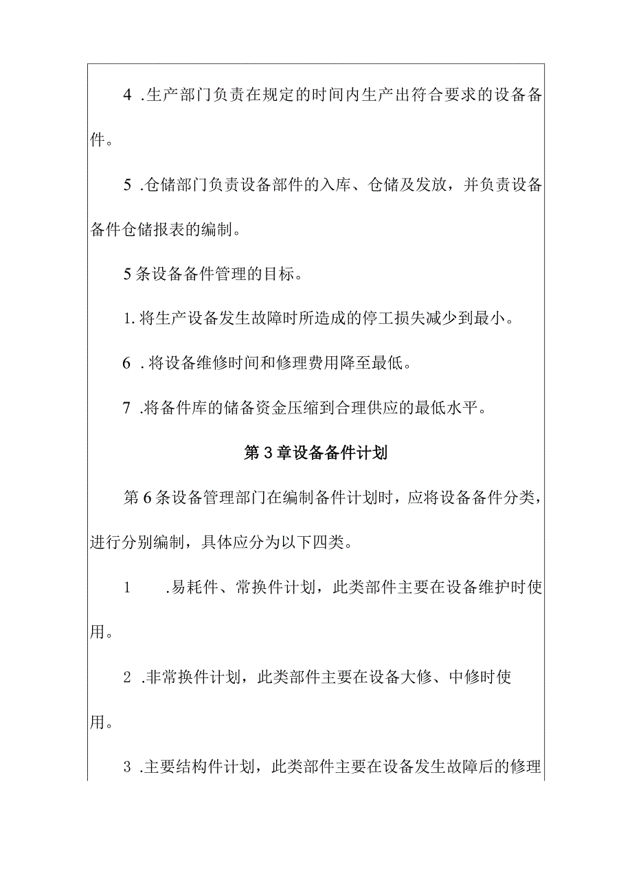 工厂生产设备备件管理制度.docx_第2页