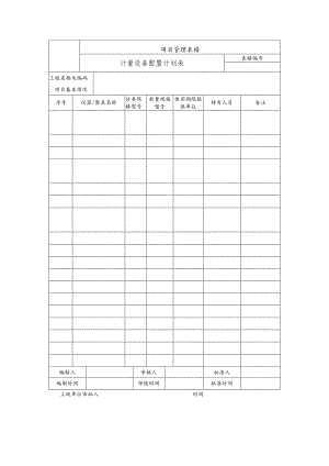 计量设备配置计划表.docx