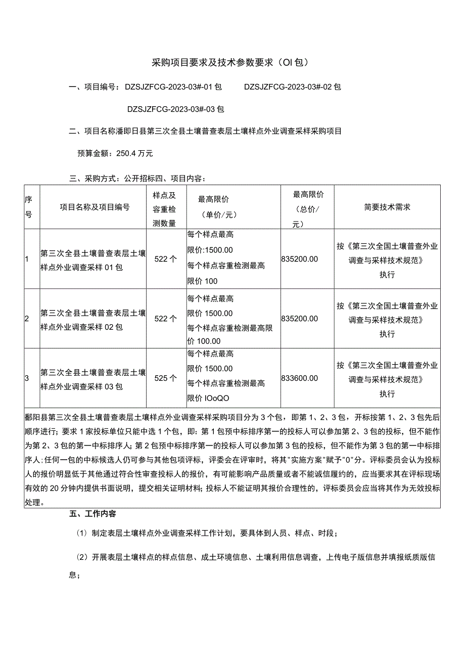 采购项目要求及技术参数要求01包.docx_第1页