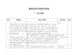 隆尧县司法局责任清单.docx