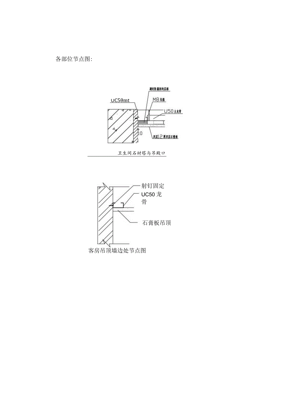 石膏板吊顶施工工艺.docx_第2页