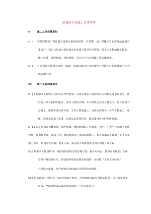 某装修工程施工总体部署.docx