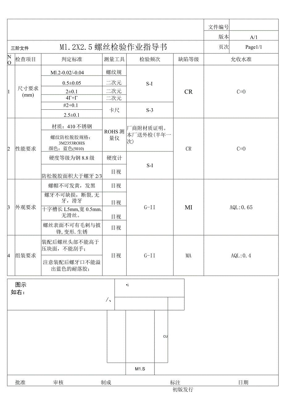 螺丝检验作业指导书（参考）.docx_第1页