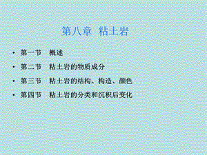 8第八章粘土岩.ppt