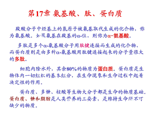 第17章氨基酸蛋白质.ppt