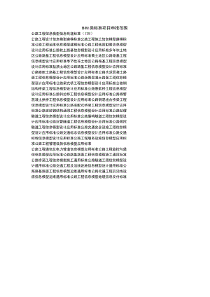BIM类标准项目申报范围.docx