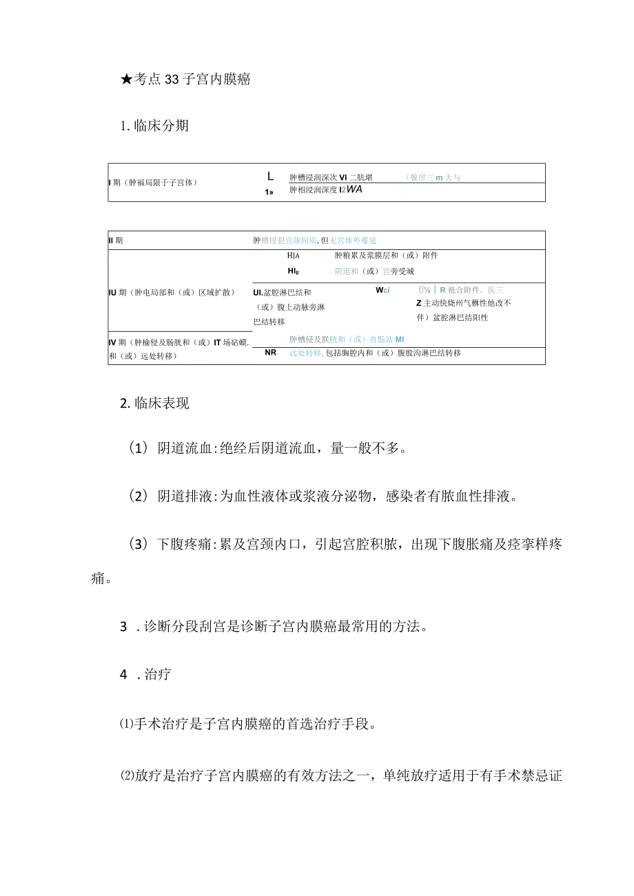 考点33子宫内膜癌.docx_第1页