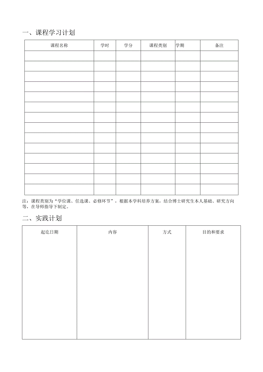 XX科技大学博士研究生培养计划.docx_第2页