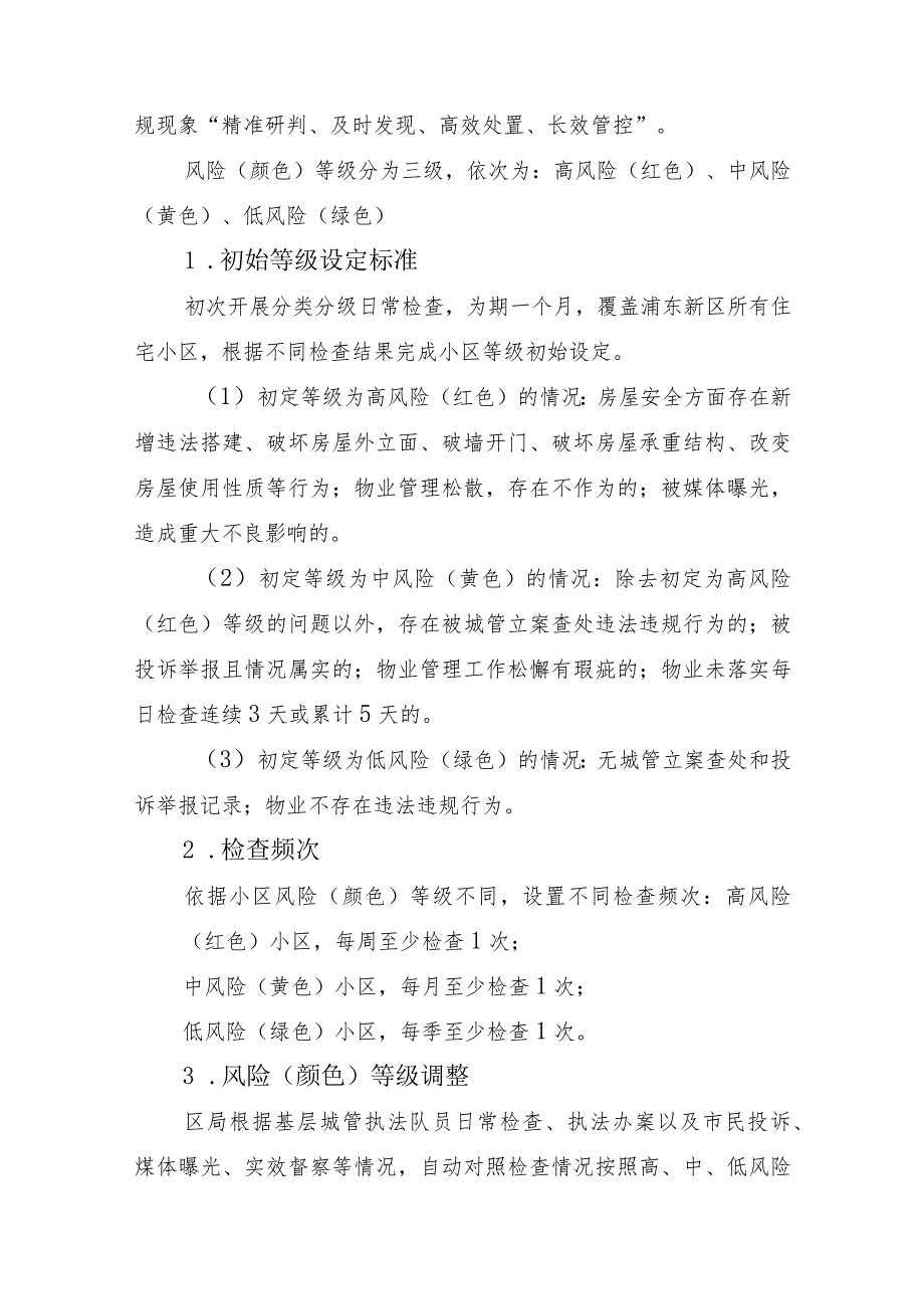 住宅小区分类分级检查工作实施细则、住宅小区物业装修申报登记工作实施细则.docx_第3页