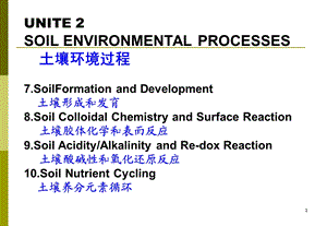 第七章土壤形成和发育.ppt