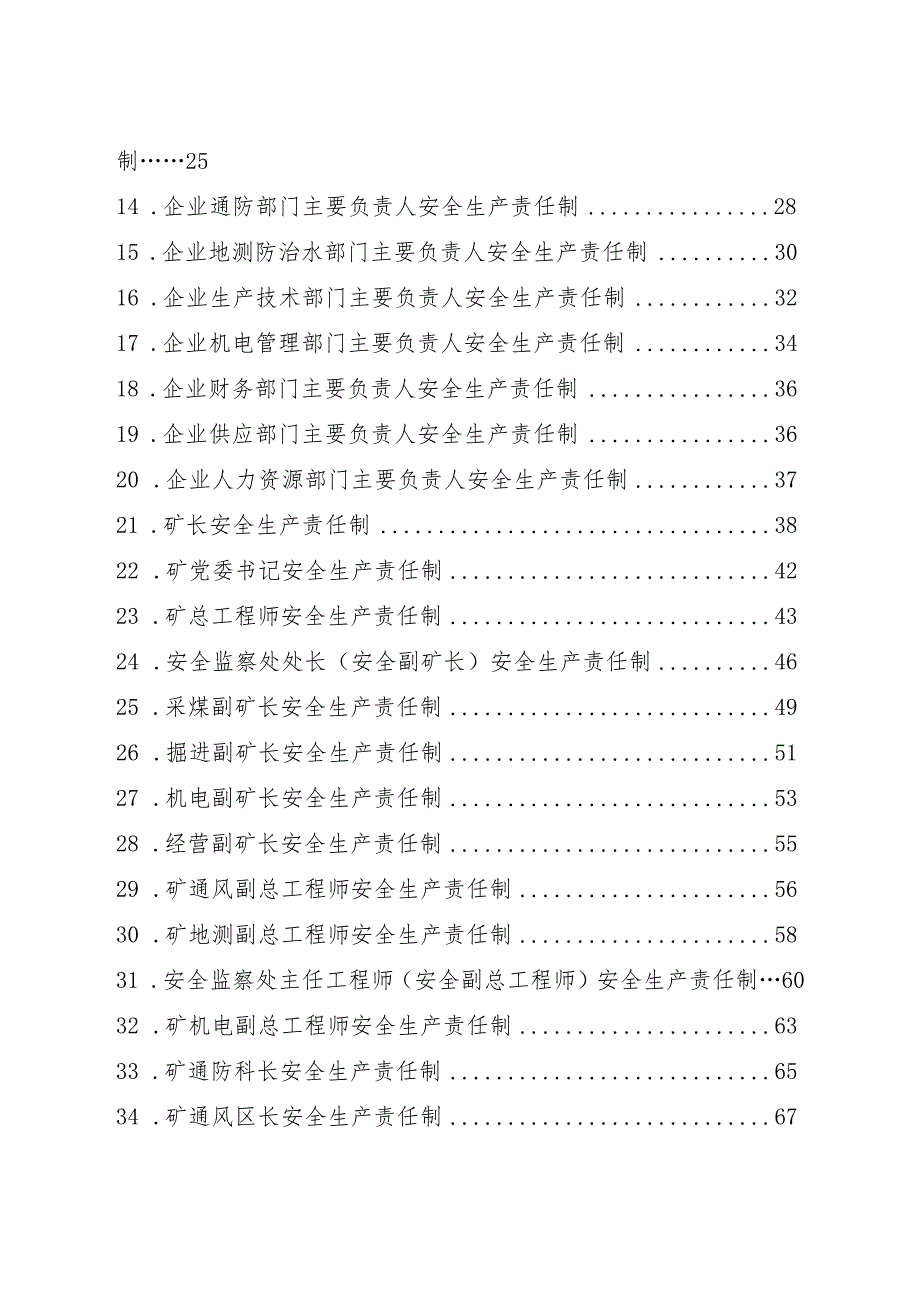 煤矿、非煤矿山、化工（危化）企业安全生产责任制范本.docx_第2页