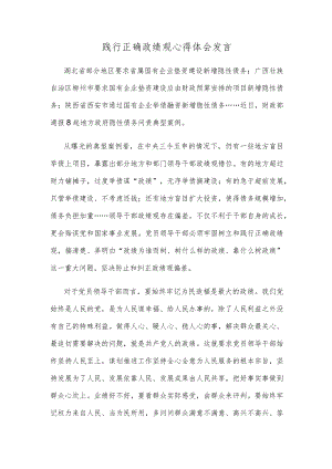 践行正确政绩观心得体会发言.docx