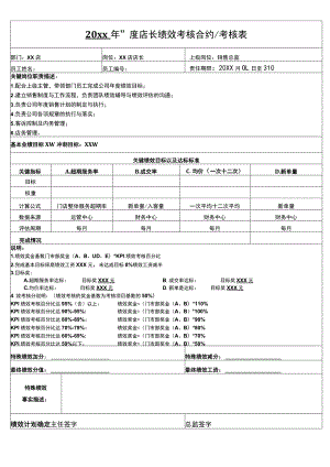 店长绩效合约.docx