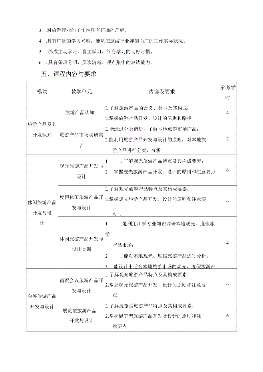 《旅游产品策划与营销》课程标准.docx_第2页