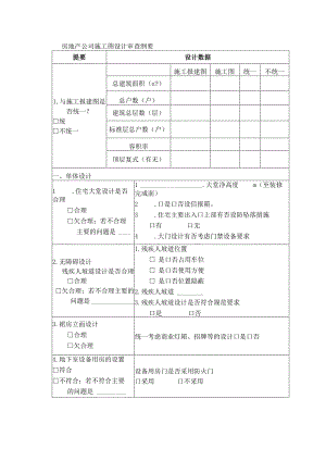 房地产公司施工图设计审查纲要.docx