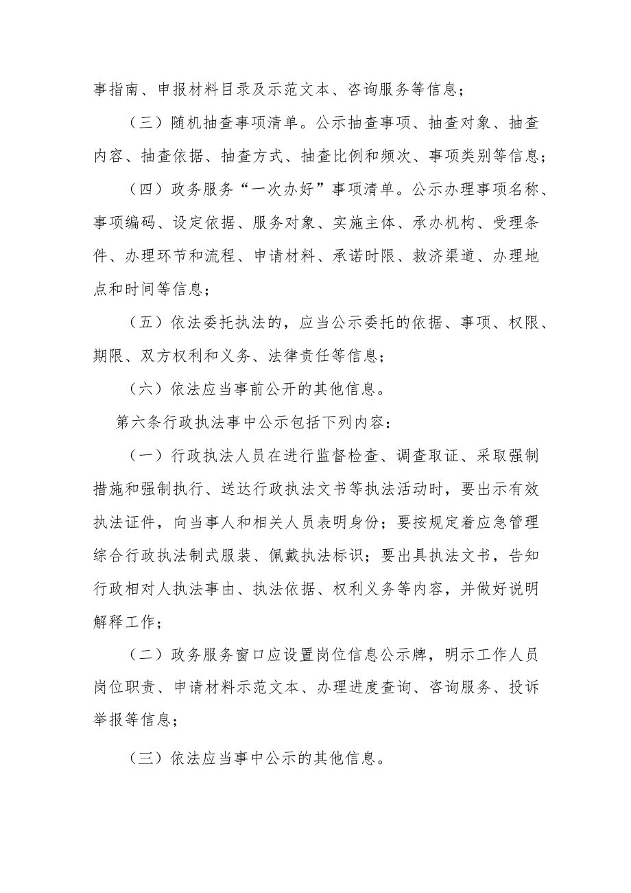 省级应急管理系统行政执法信息公示实施办法.docx_第2页