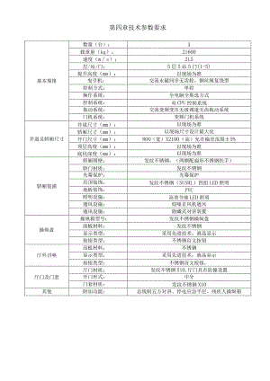 第四章技术参数要求.docx