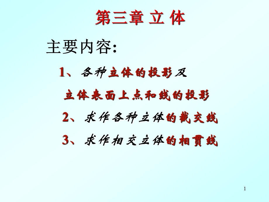 第3章立体1投影取点.ppt_第1页