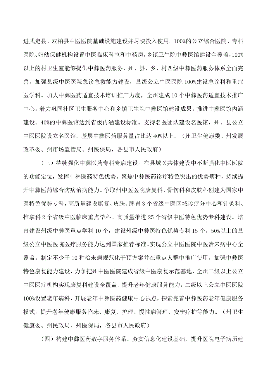 楚雄州人民政府办公室关于印发楚雄州推进中彝医药振兴发展重大工程20条措施的通知.docx_第2页