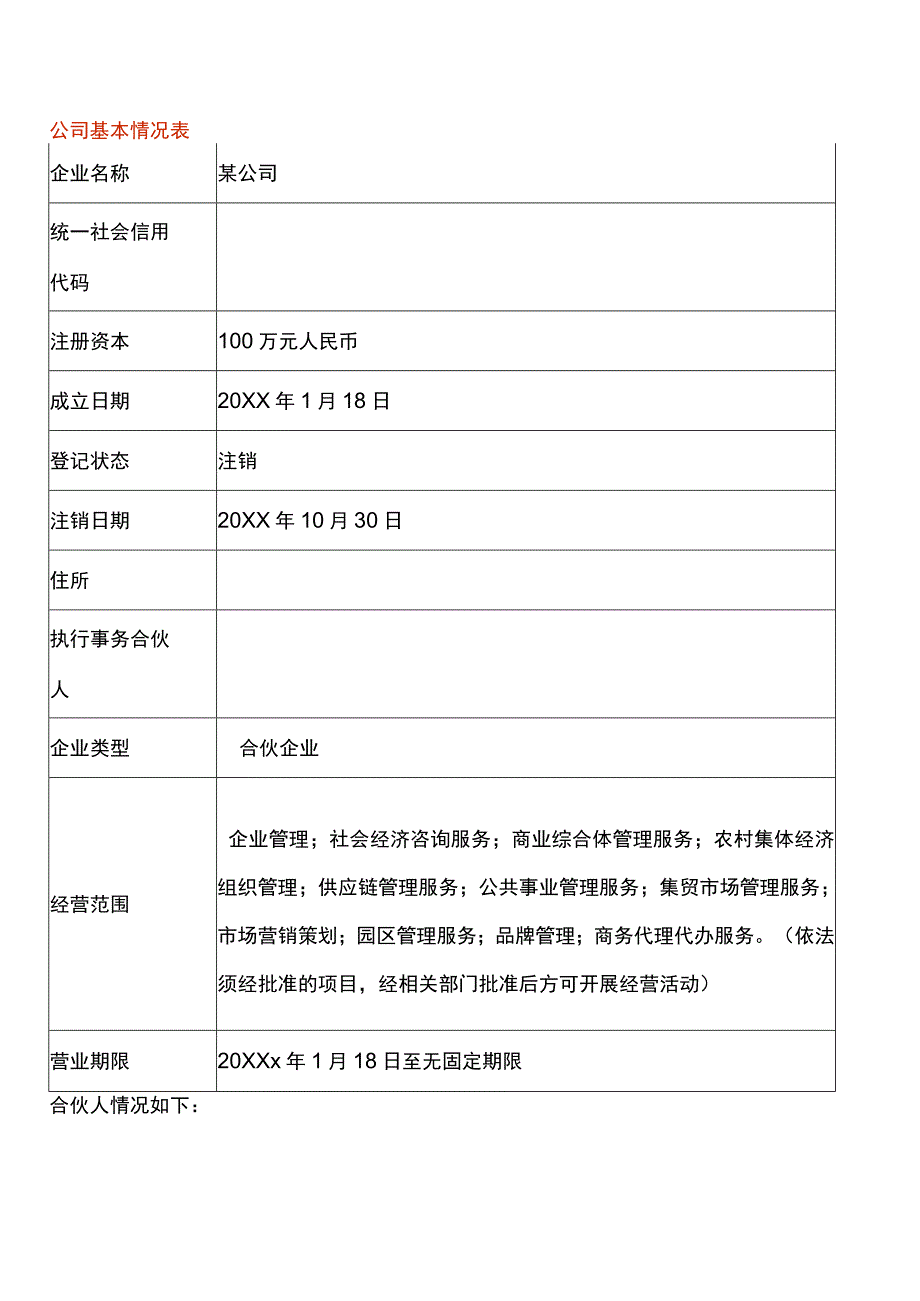 公司基本情况表.docx_第1页