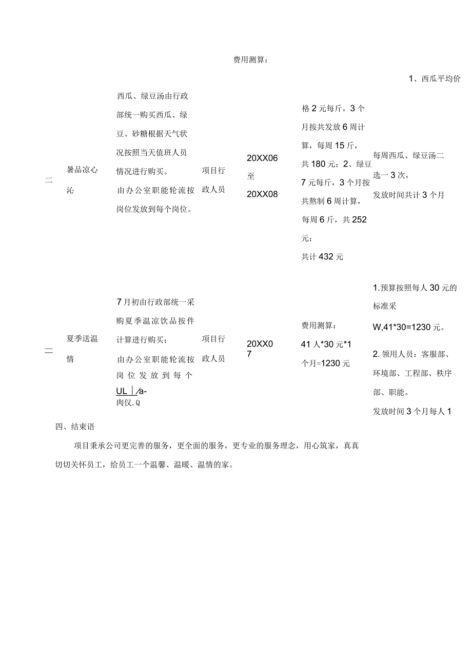 (XX公司企业)员工夏季关怀方案.docx_第2页