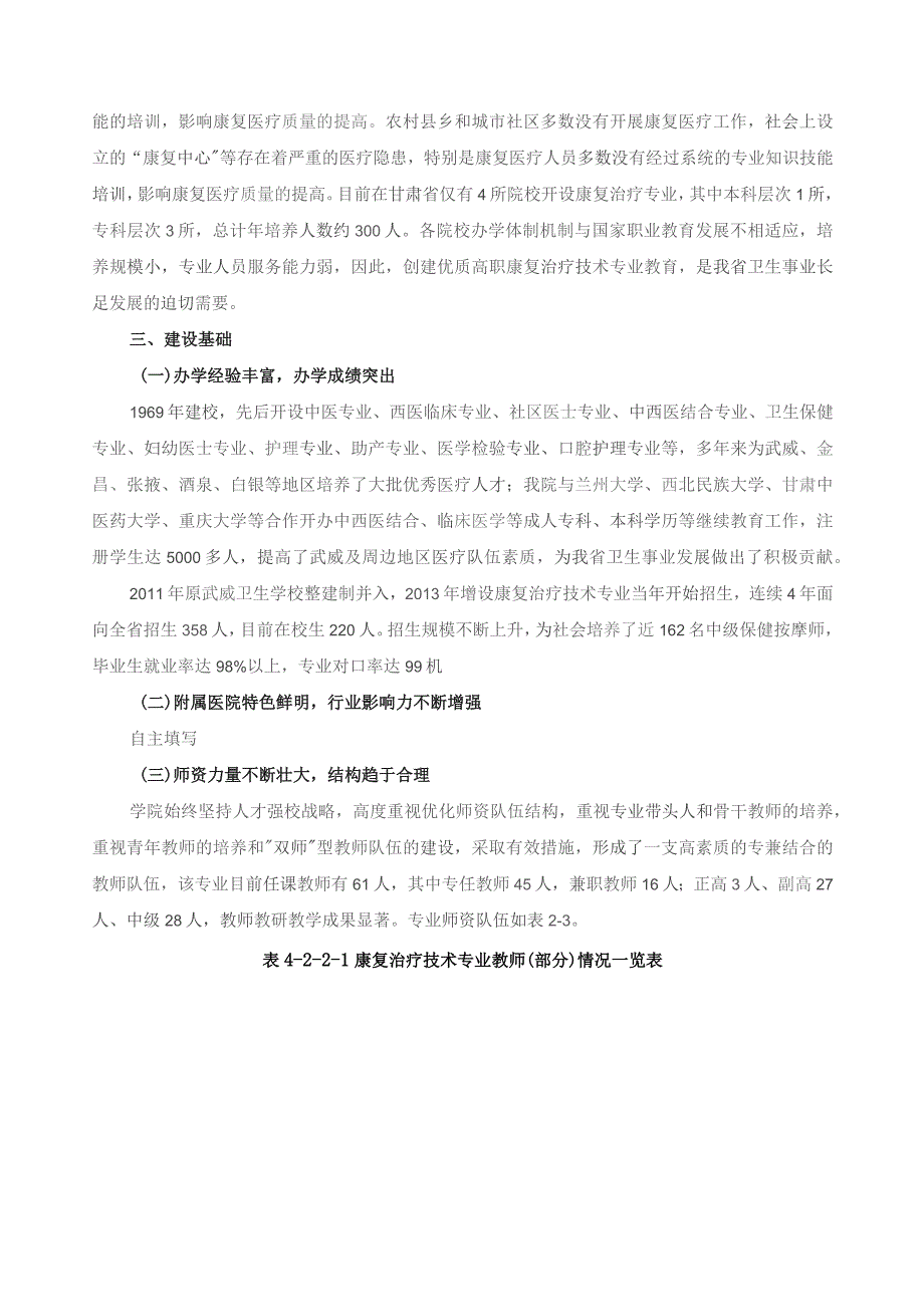 康复治疗技术专业建设方案.docx_第2页