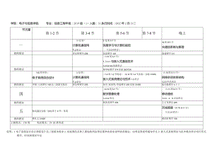 华南理工大学2021-2022学年度第二学期课程表.docx