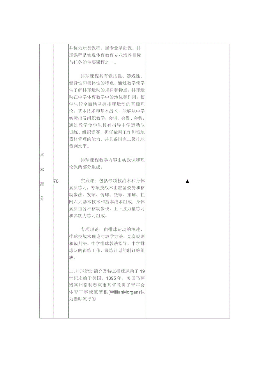 《排球专修》第一学期教案.docx_第2页