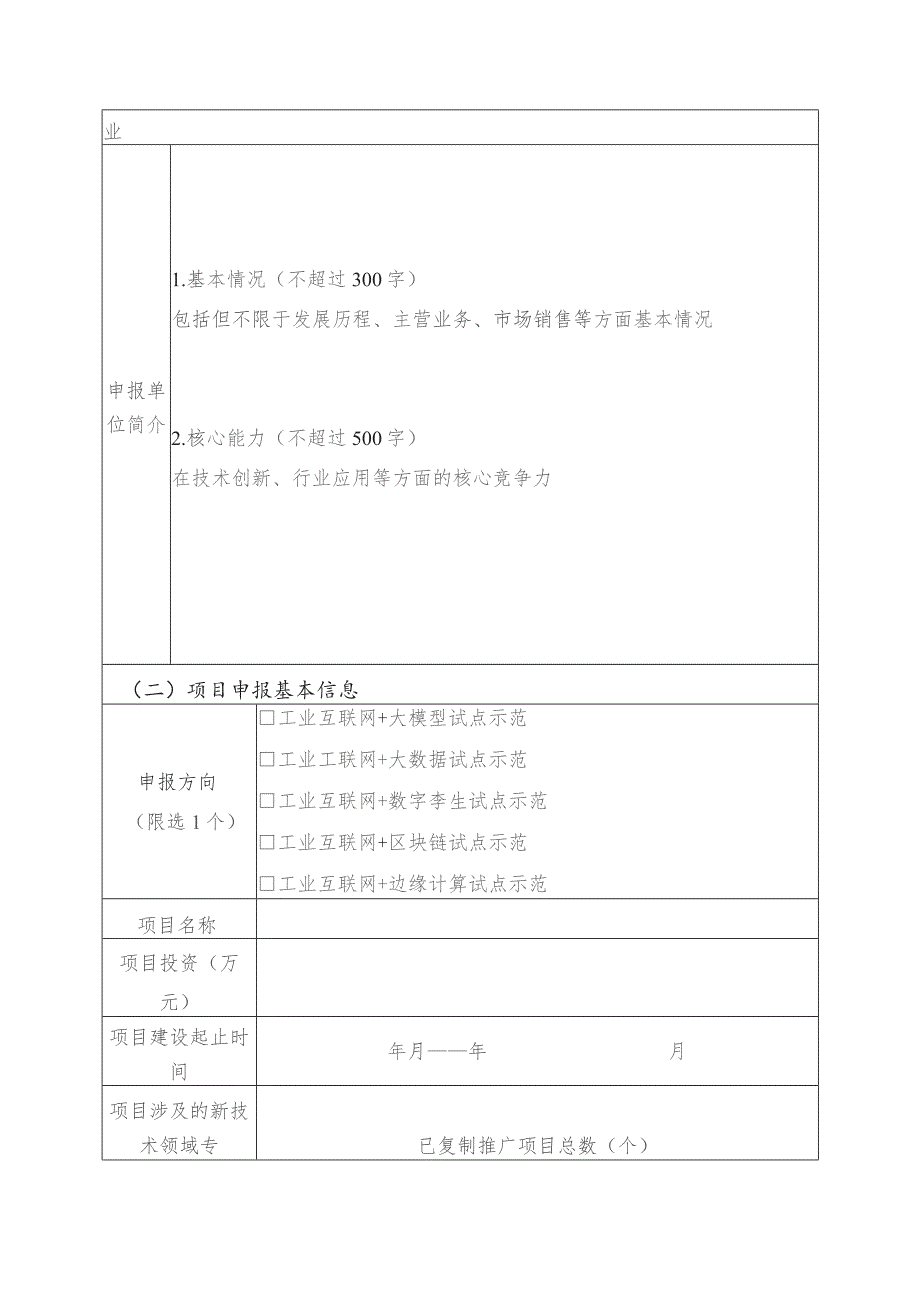 2023年工业互联网试点示范项目申报书（新技术类）.docx_第3页