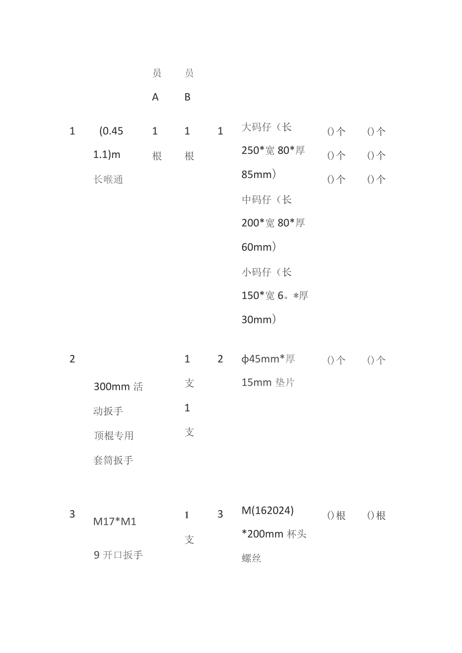 快速换模 装模记录清单全套.docx_第3页